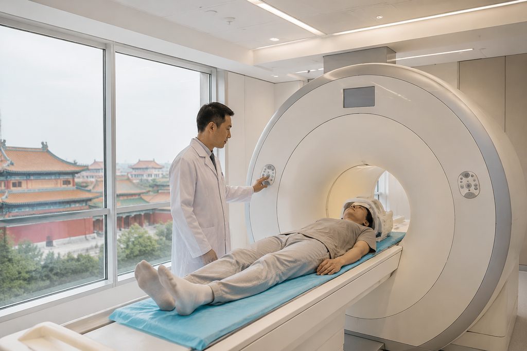 brain scan cost China medical tourism - medical illustration