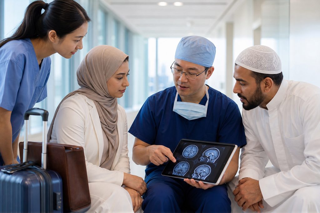 brain tumor surgery cost China for Kuwai - medical illustration