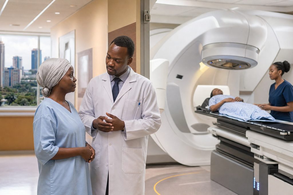 radiation therapy cost China Kenya - medical illustration