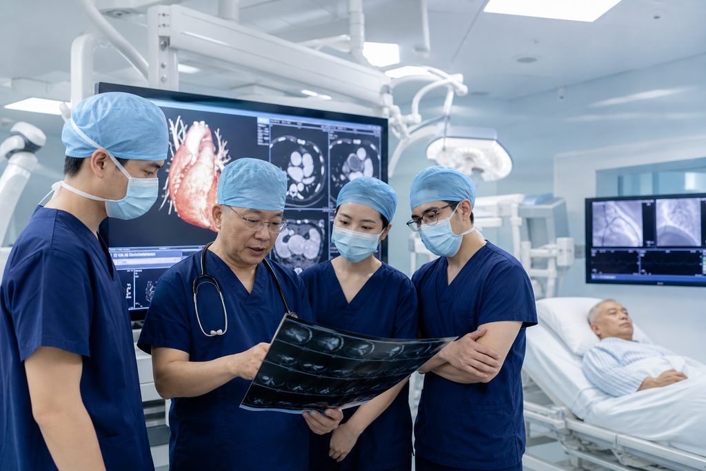 heart surgery after heart attack cost Ch - medical illustration