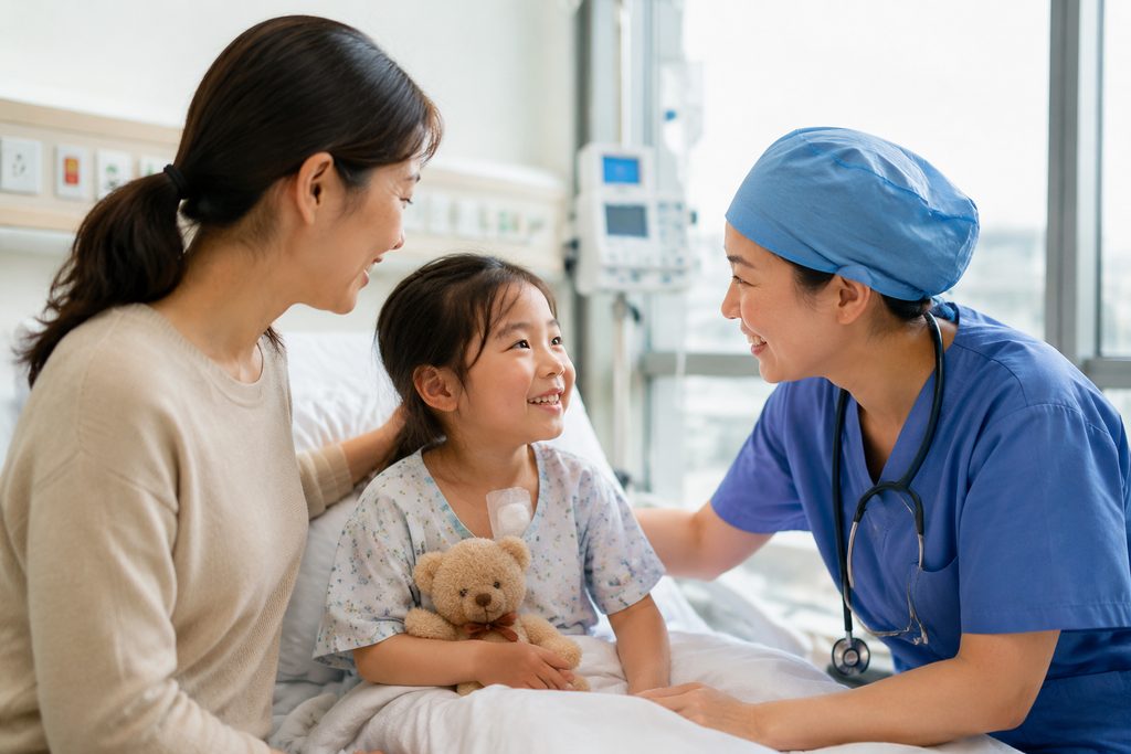 pediatric heart surgery cost China - medical illustration