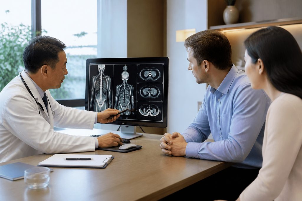 executive health screening China price - medical illustration