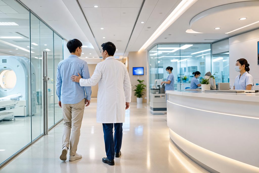 lab test cost China hospital - medical illustration