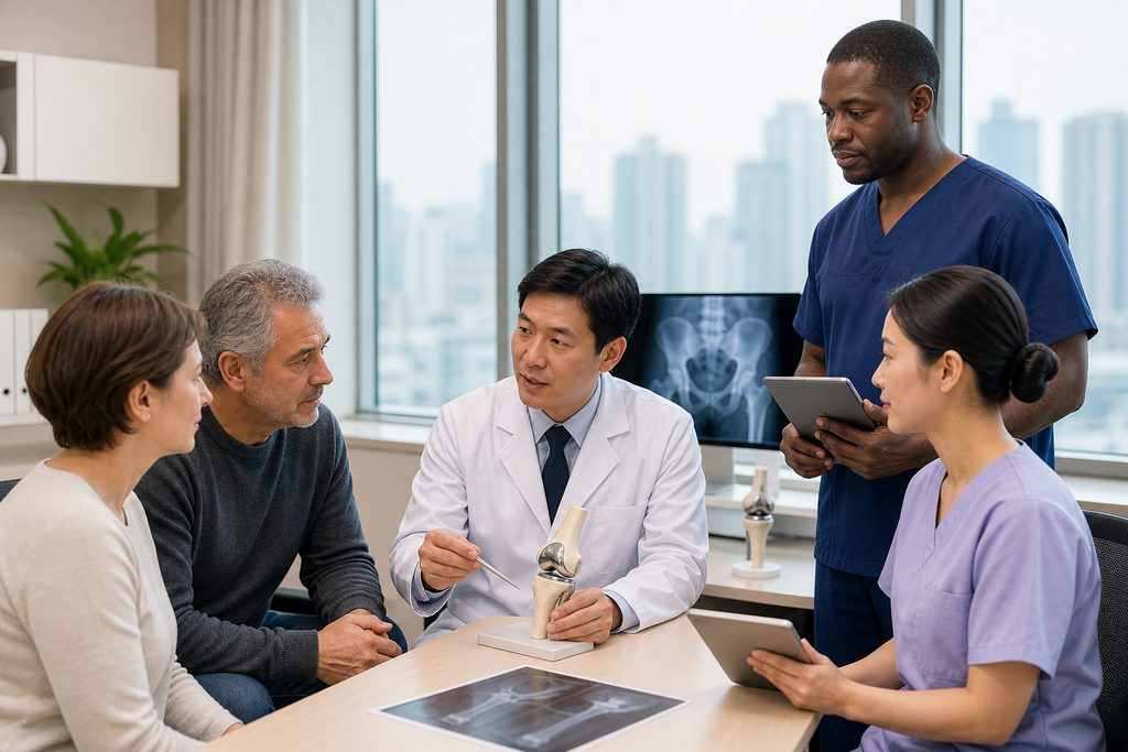 joint replacement cost China - medical illustration