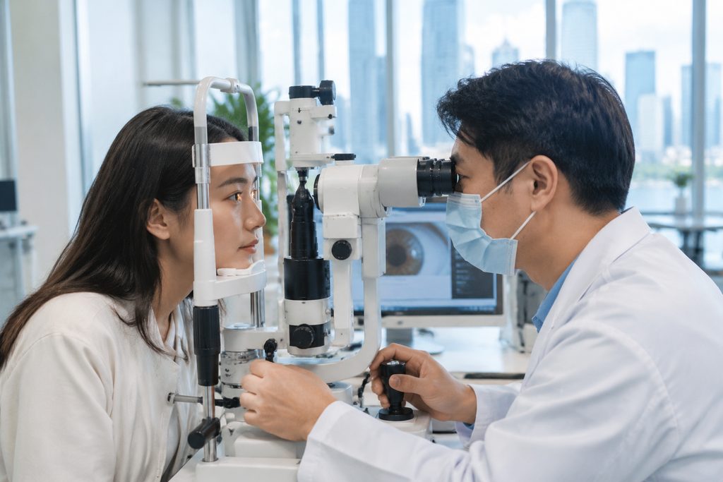 LASIK eye surgery cost China - medical illustration