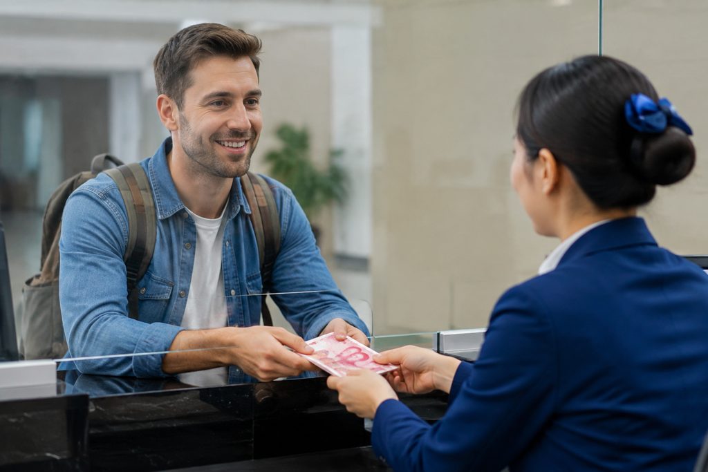 exchange currency for medical trip China - medical illustration