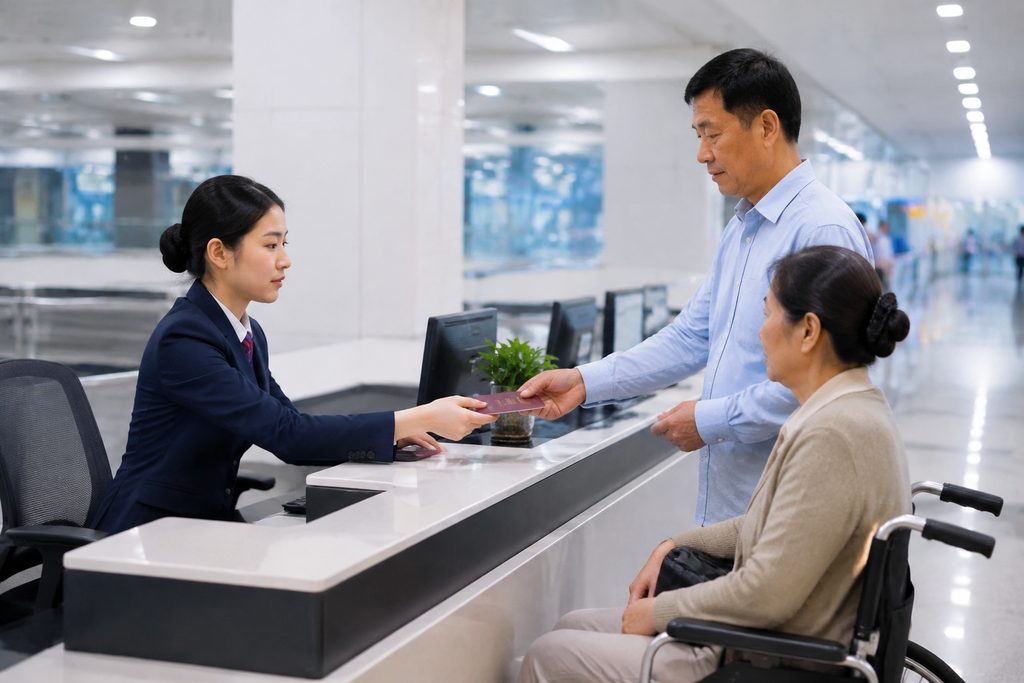 medical visa China fast track - medical illustration