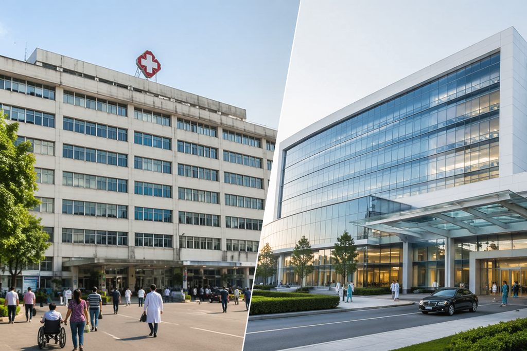 Public Teaching Hospital vs Private International Hospital in China: Which Is Right for You? — public vs private hospita