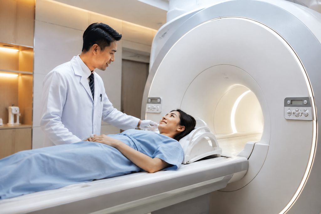 MRI scan cost China same day - medical illustration