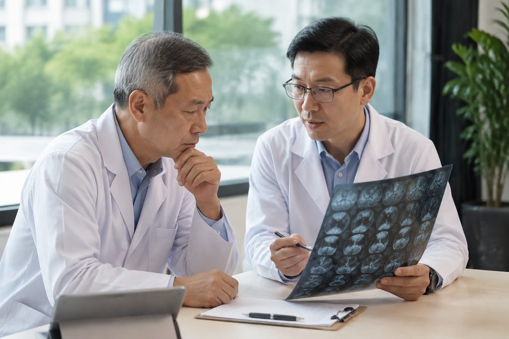 how to resolve conflicting diagnoses fro - medical illustration