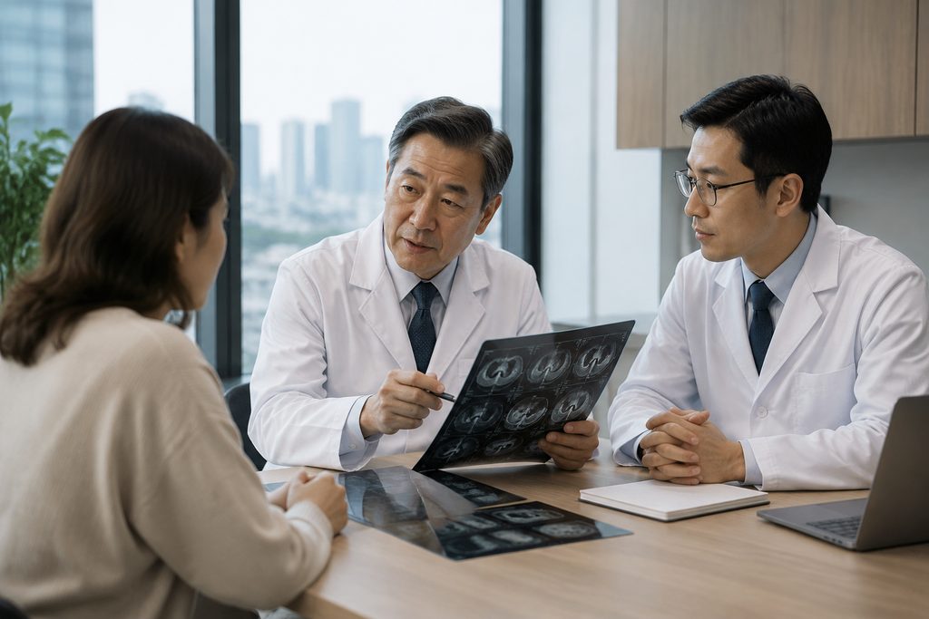 second opinion from Chinese oncologist o - medical illustration