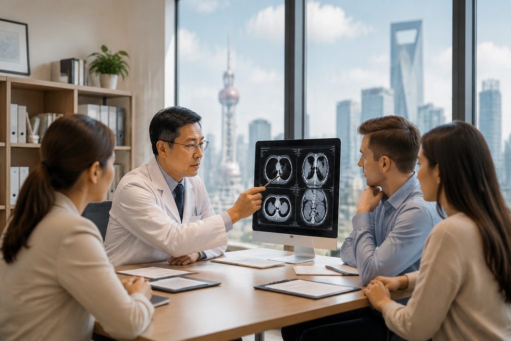 second opinion Chinese doctor online - medical illustration