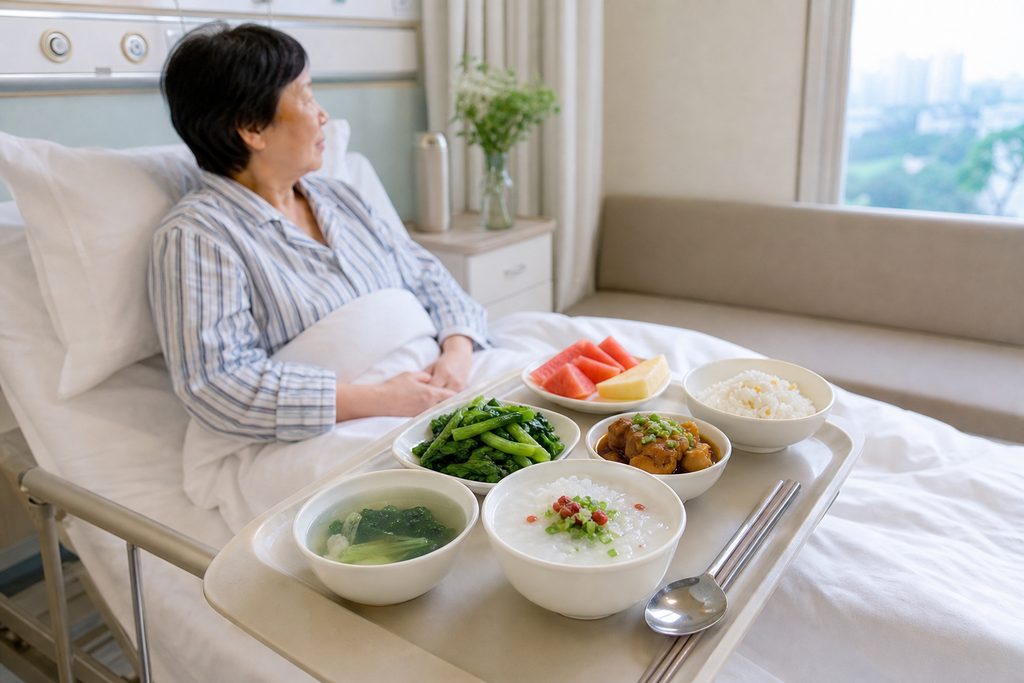 hospital food menu China price - medical illustration