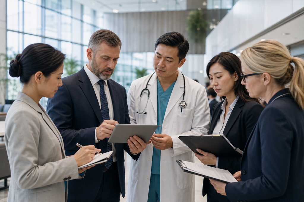 how do I verify a Chinese hospital is le - medical illustration