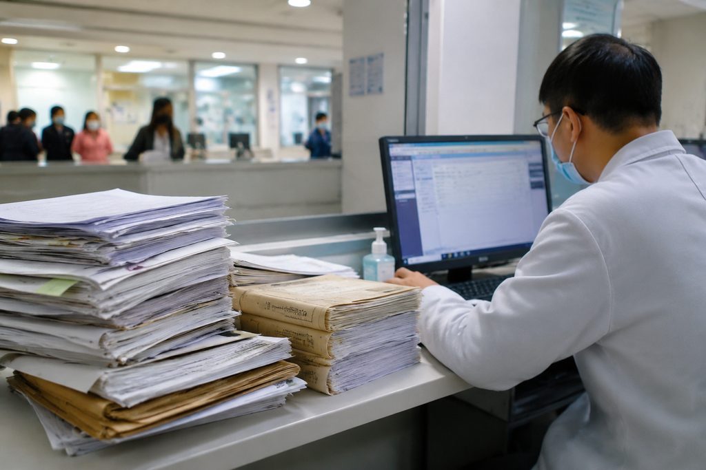 can foreigner get medical records China - medical illustration