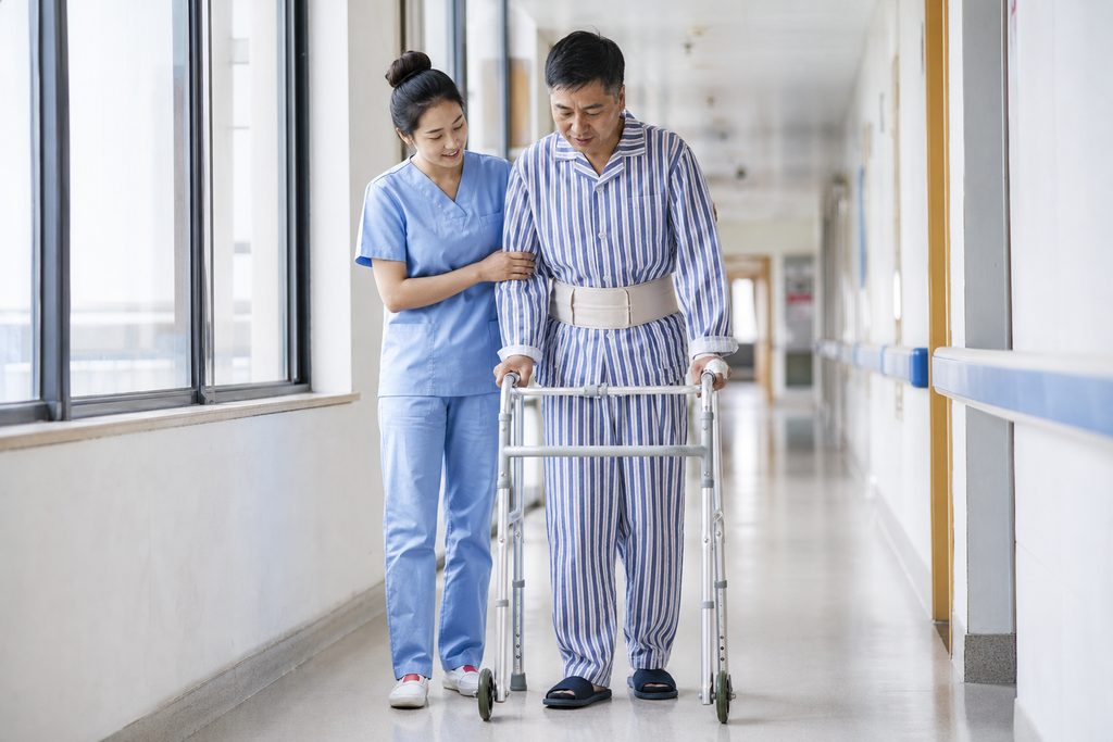 cost of early walking program after surg - medical illustration