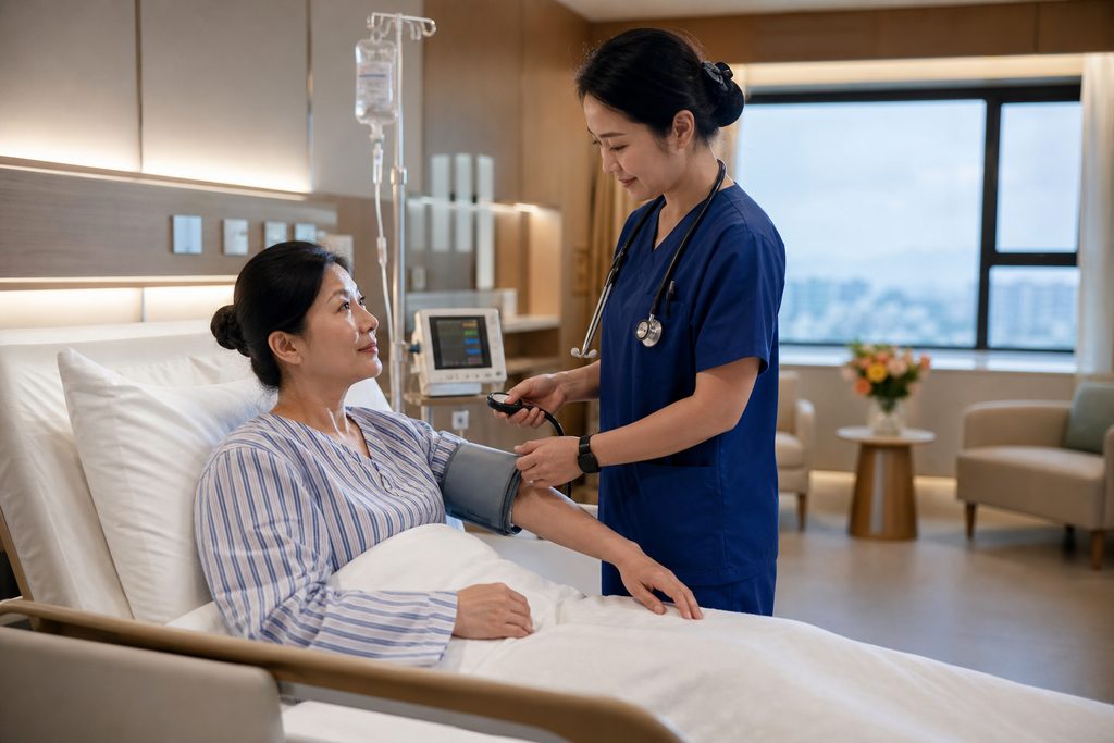 extended hospital stay cost China intern - medical illustration