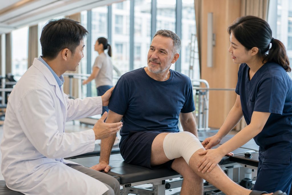 chronic pain rehabilitation center China - medical illustration