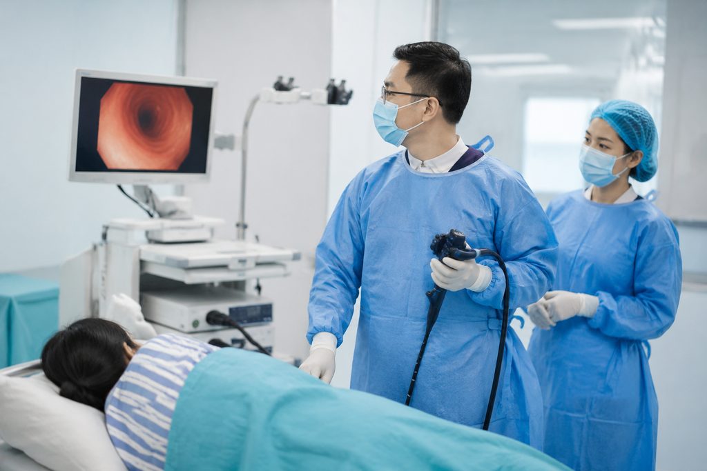 colonoscopy cost China - medical illustration