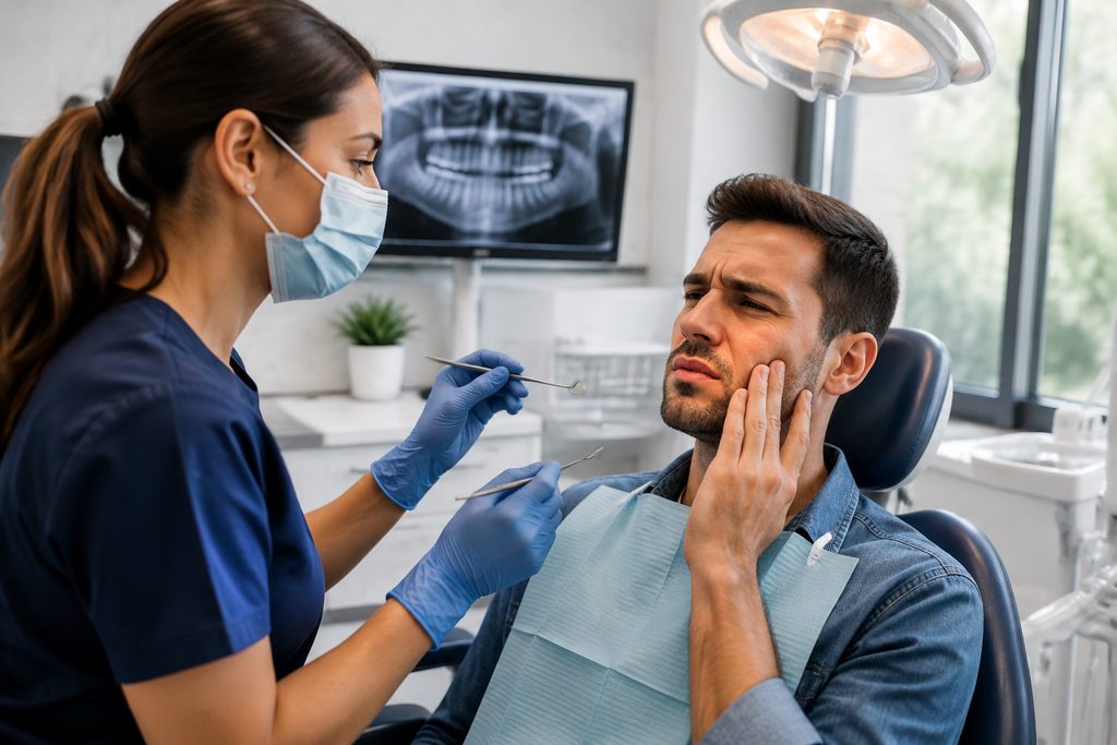 can a damaged tooth be saved China - medical illustration