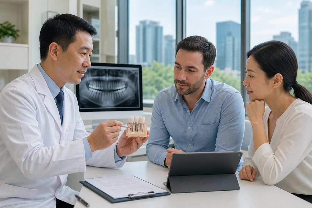 dental implant bone graft cost China - medical illustration