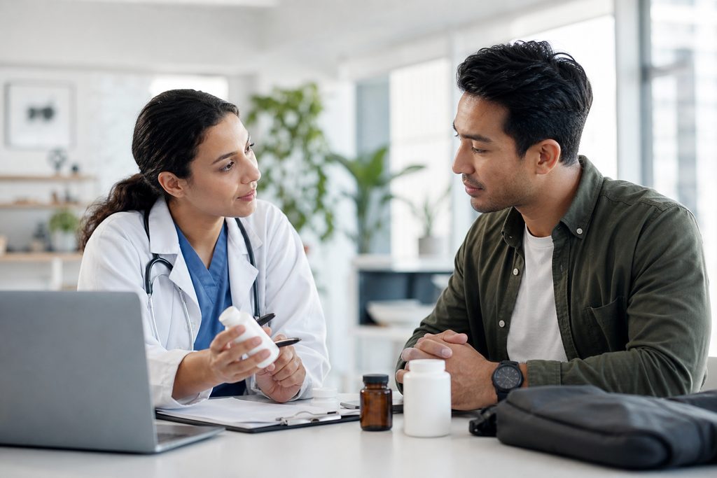 how to tell doctor previous treatment di - medical illustration