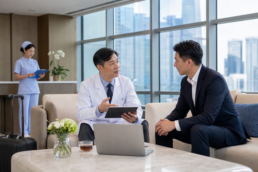Executive Health Package for Business Travelers in China: Surgery and Work Full Coordination — executive health checkup 