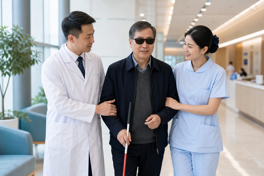 eye surgery for blind cost China - medical illustration