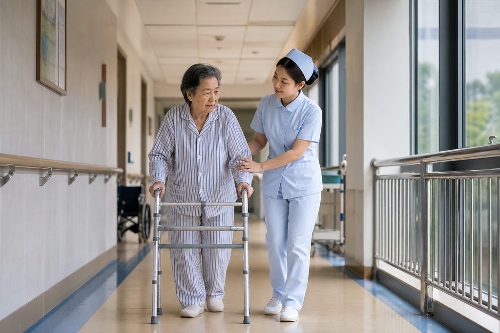 fall prevention after hip surgery cost C - medical illustration