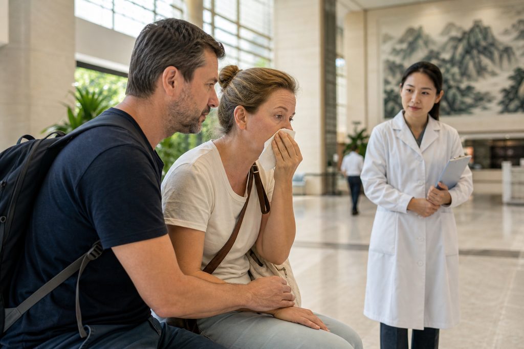 what if my family member gets sick durin - medical illustration