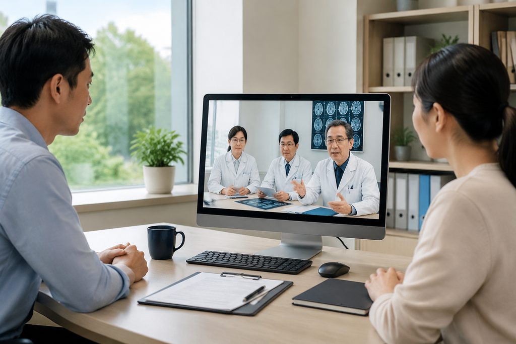 second opinion cancer treatment China - medical illustration