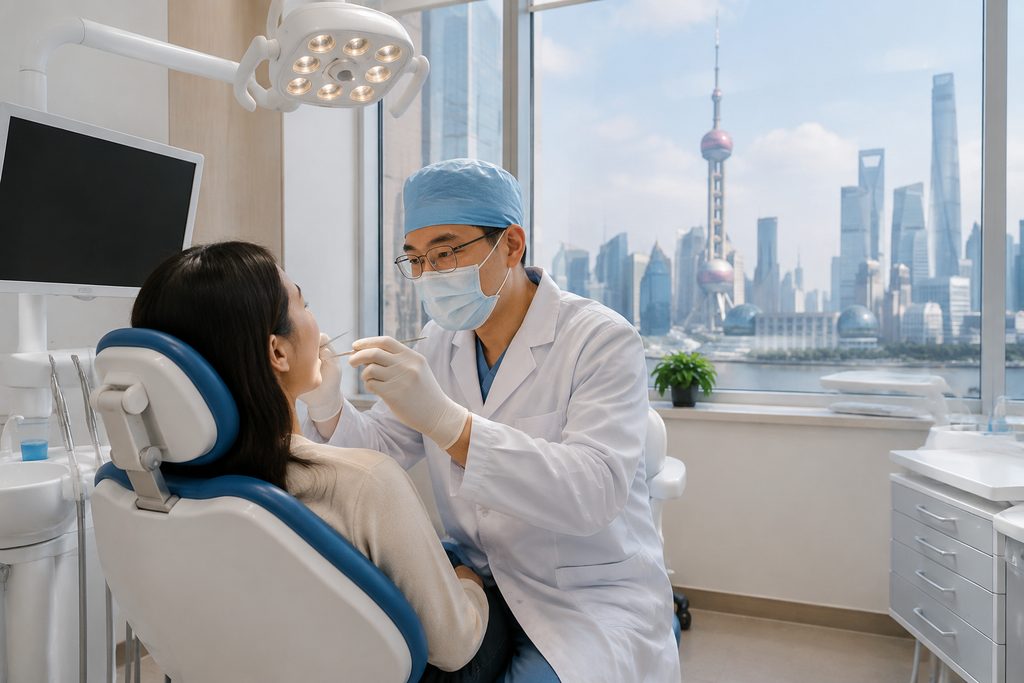 dental implant cost China - medical illustration