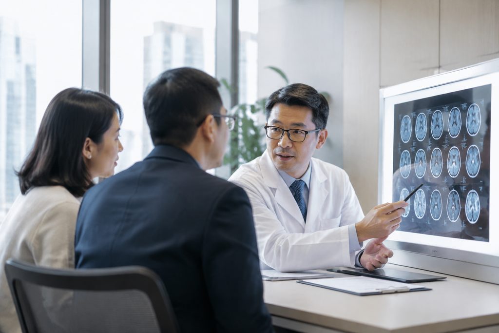 best neurosurgeon Shanghai Fudan second - medical illustration