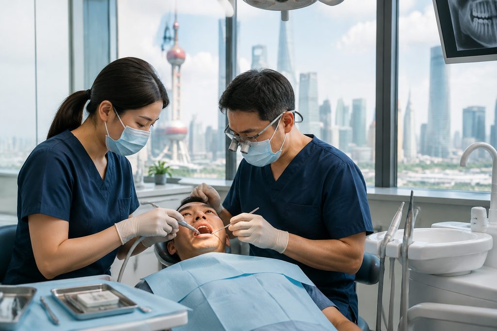 full mouth reconstruction cost China - medical illustration