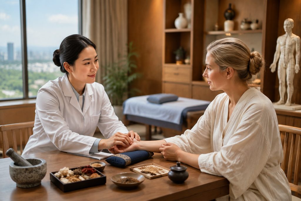 tcm wellness retreat cost Hainan - medical illustration