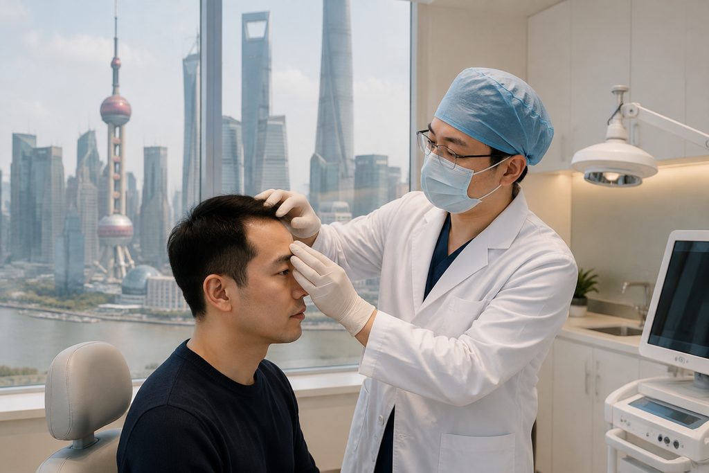 hair transplant cost China - medical illustration