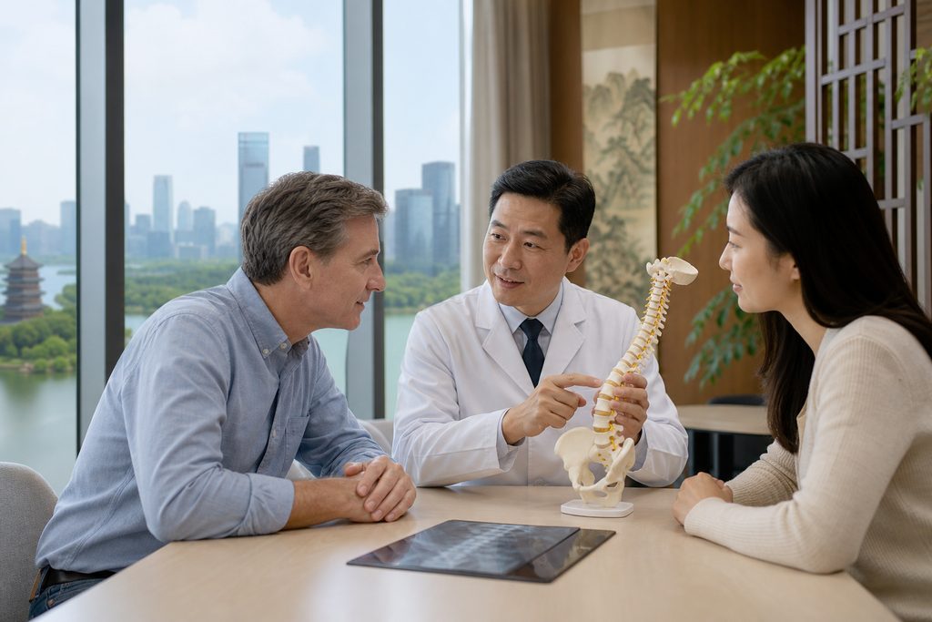 scoliosis surgery cost Hangzhou China - medical illustration