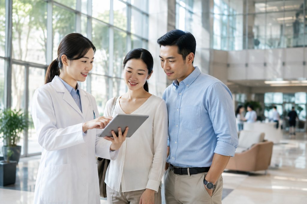 full body checkup cost China - medical illustration