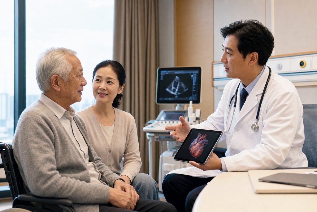 heart bypass surgery cost China for seni - medical illustration