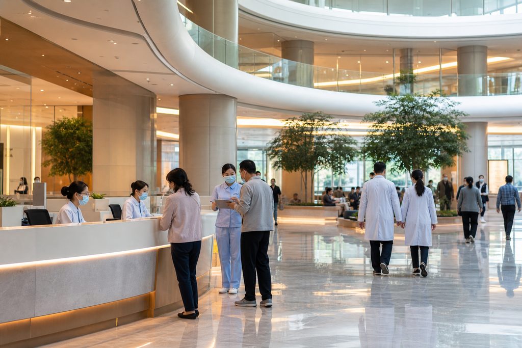 best hospital group in China for cancer - medical illustration