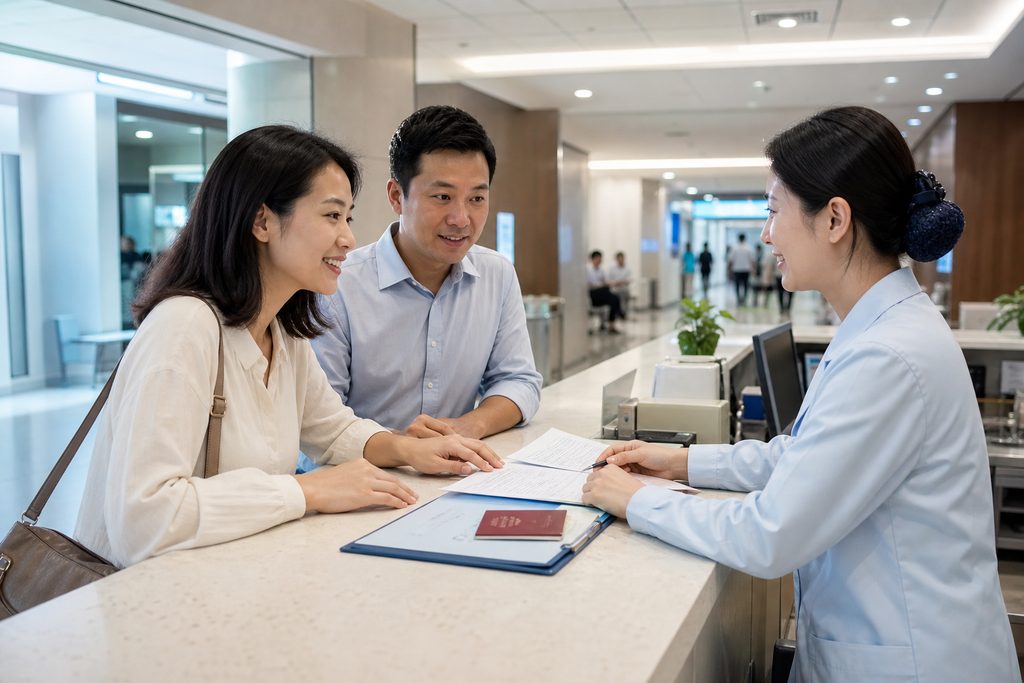 pay hospital bill during stay China - medical illustration