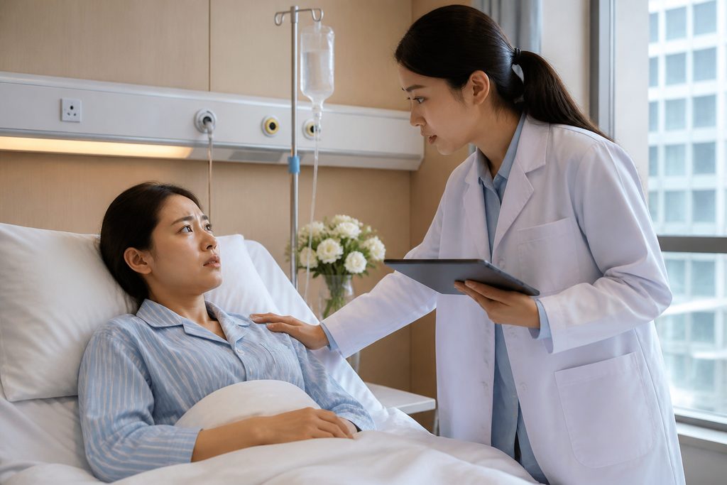 what to do if hospital care feels wrong - medical illustration
