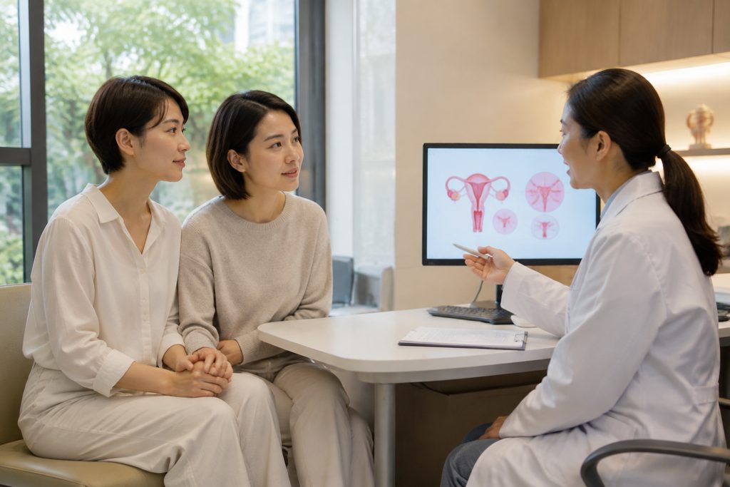 ivf cost for same-sex couples China - medical illustration