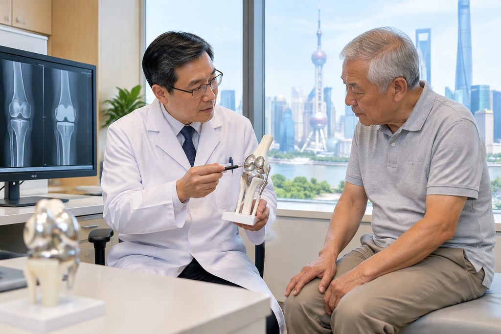 joint replacement surgery cost China - medical illustration