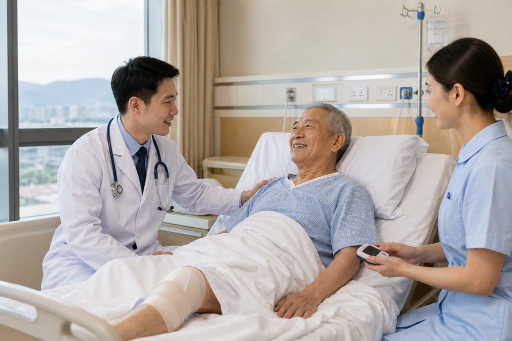Knee Replacement for Patients with Diabetes in China: Blood Sugar Management Full Surgery Support — knee replacement cos