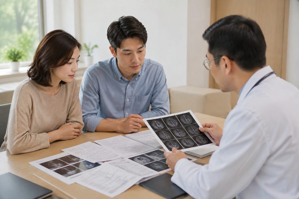 medical records checklist for Chinese ho - medical illustration
