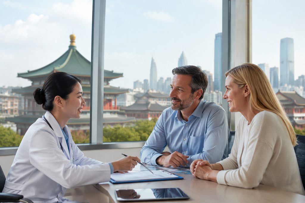 medical tourism packages China cost - medical illustration