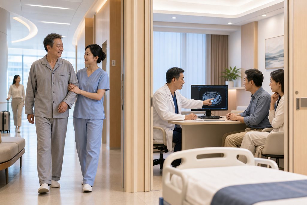 complex hernia repair cost China - medical illustration
