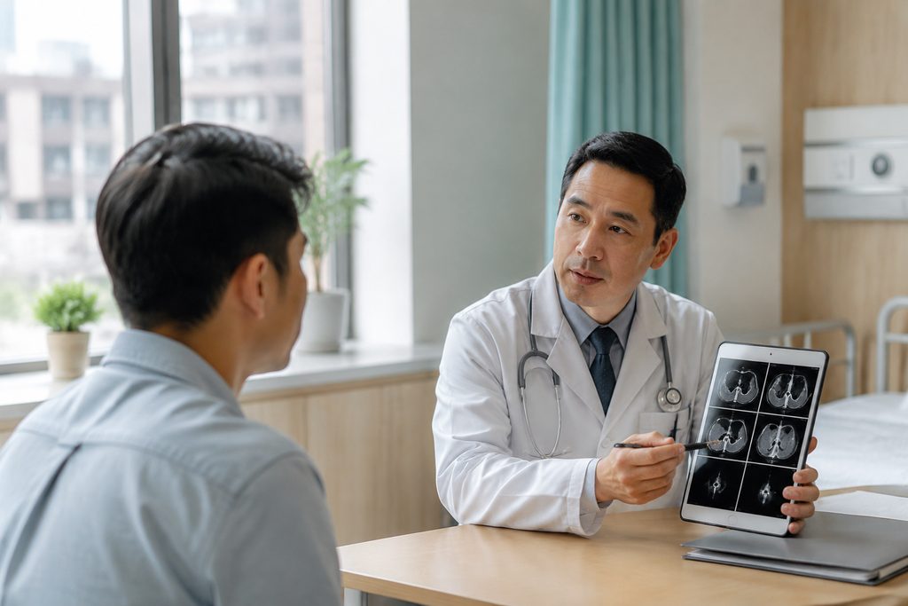 mid career specialist review China cost - medical illustration