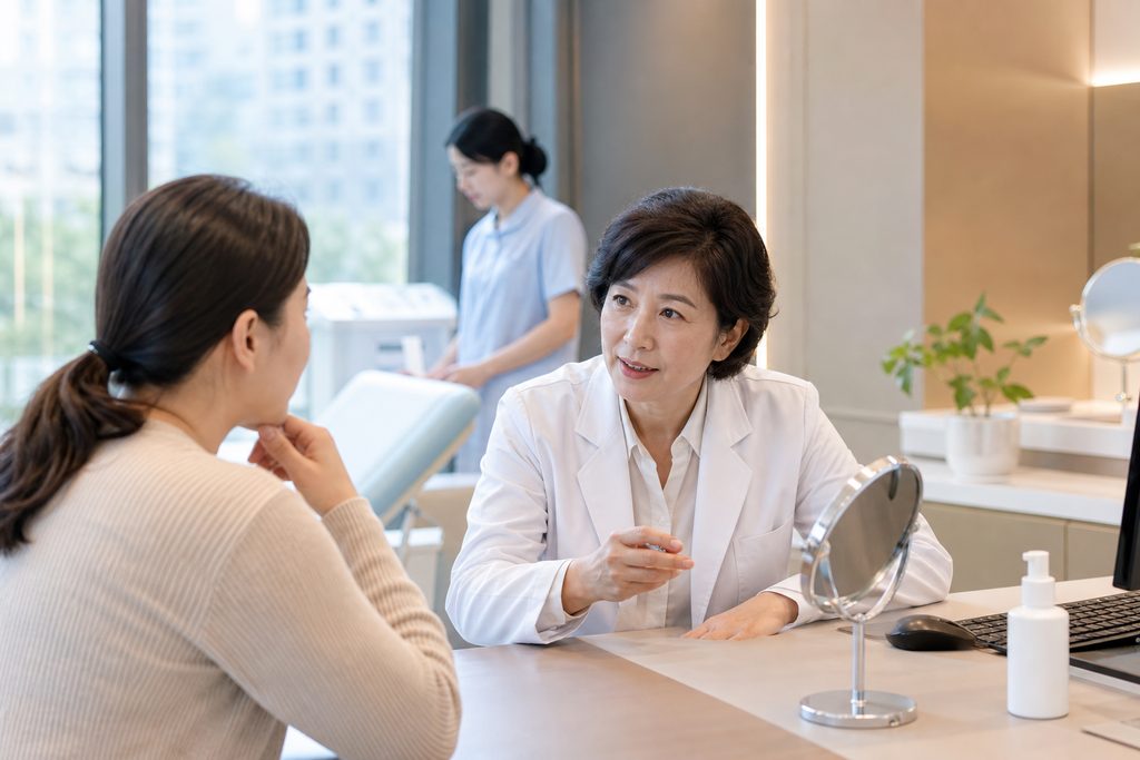 dermatology treatment cost Nanjing - medical illustration